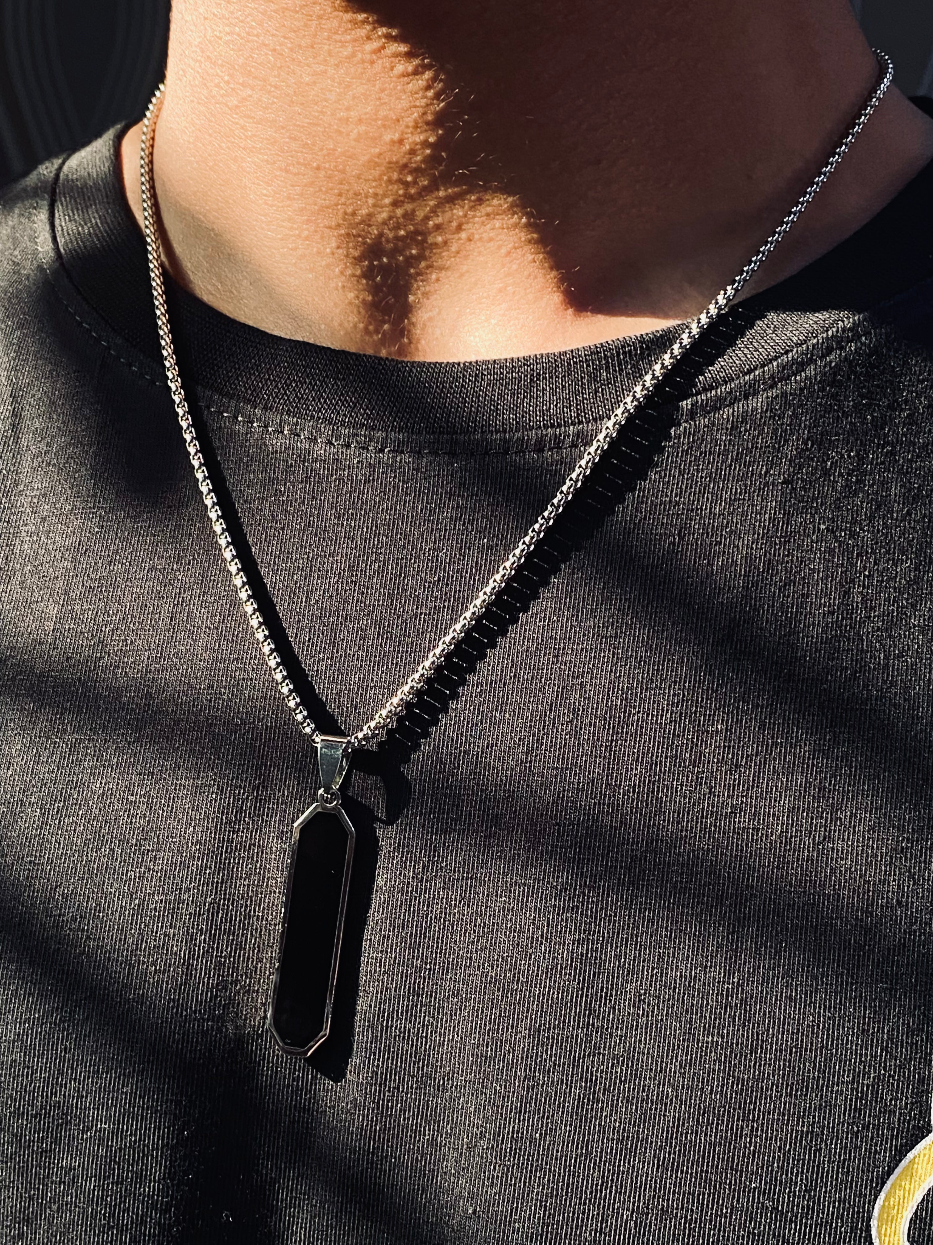 LONG HEX PENDANT