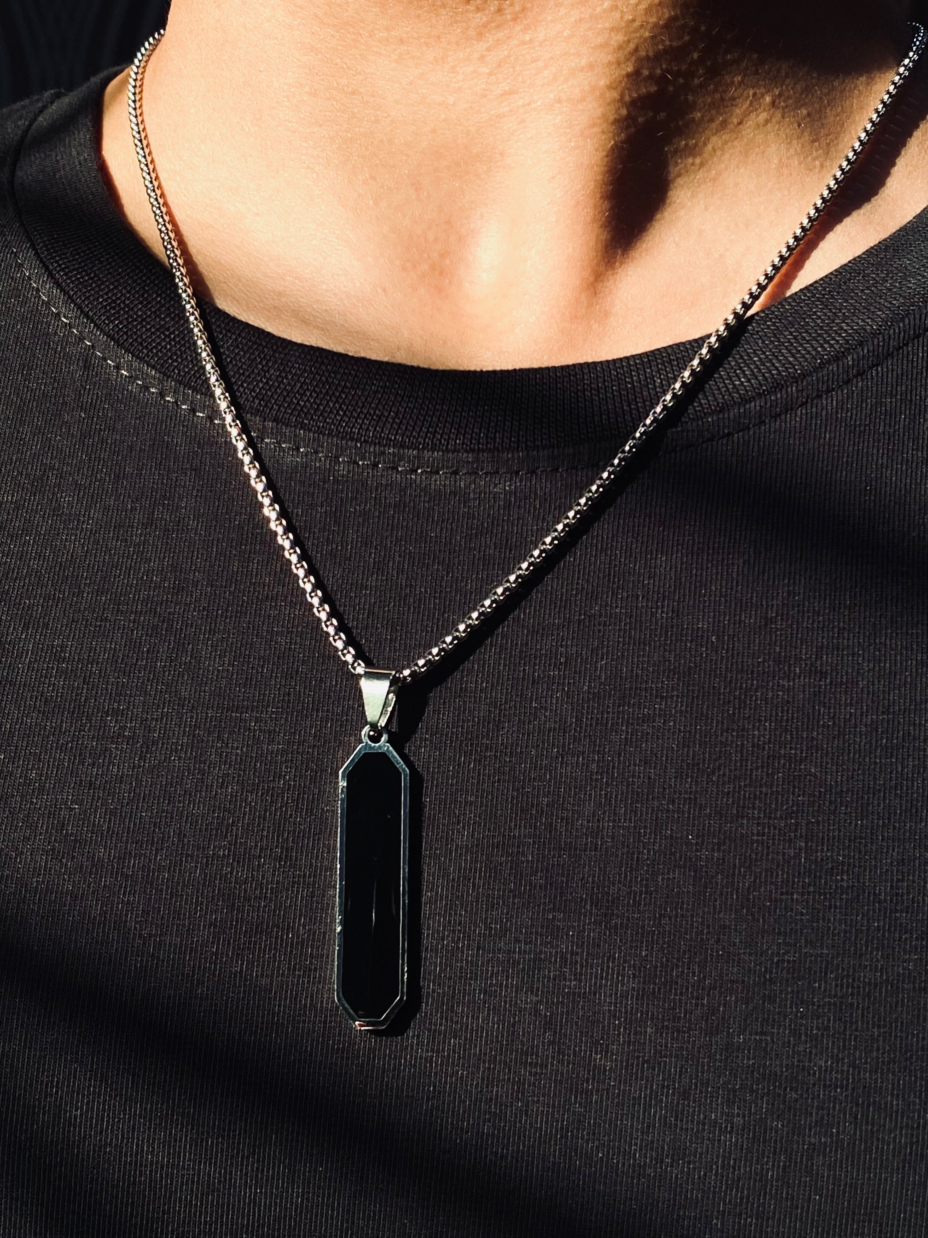 LONG HEX PENDANT