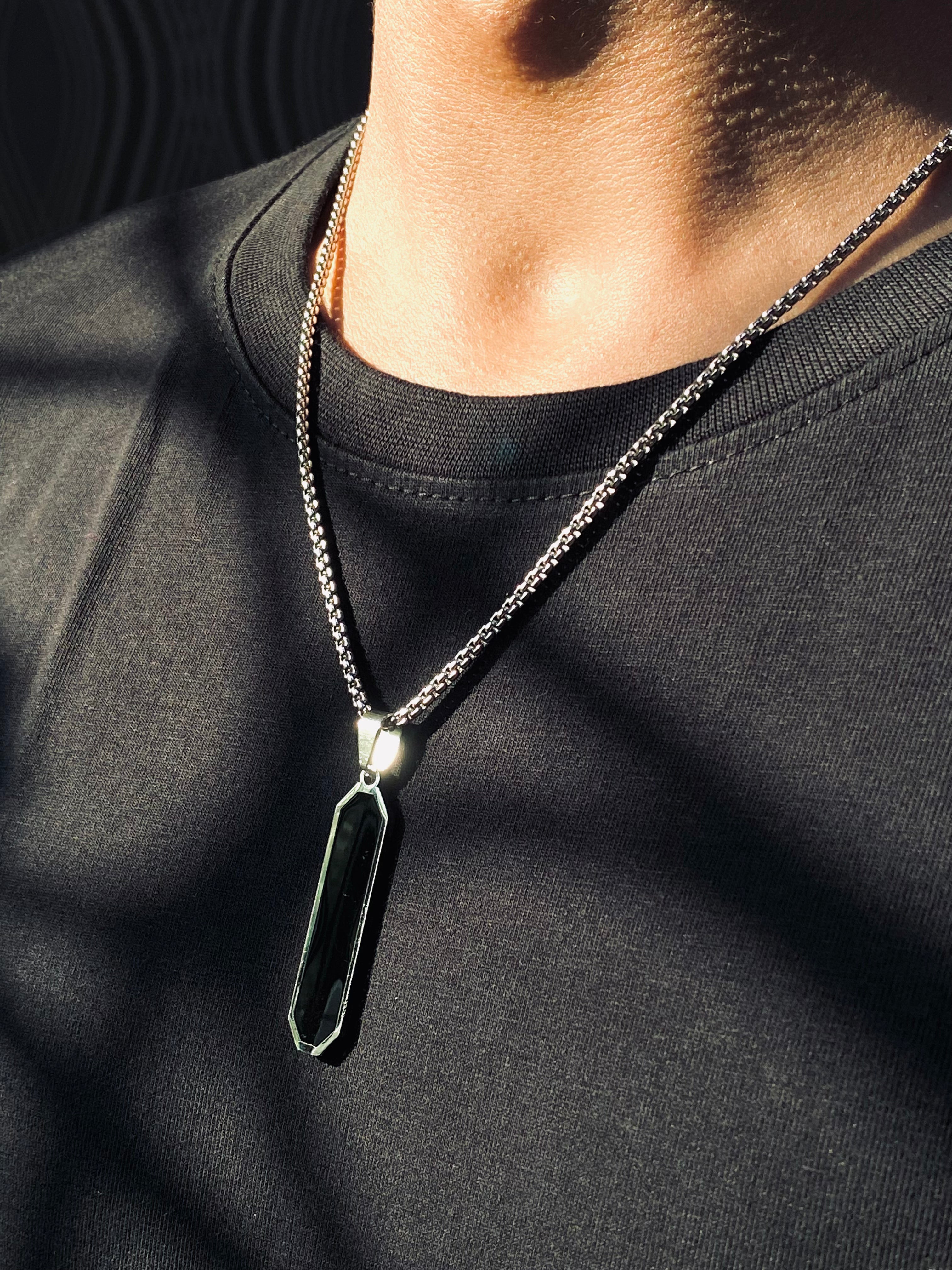 LONG HEX PENDANT